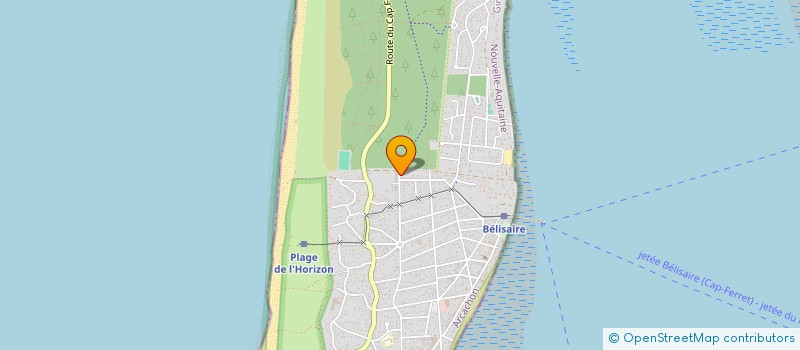 localisation de l'entreprise MONSIEUR XAVIER LAURENDEAU  LEGE-CAP-FERRET