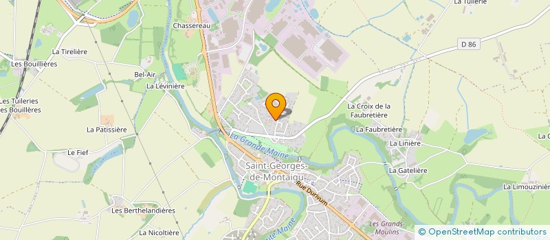 localisation de l'entreprise MONSIEUR XAVIER LAURI à MONTAIGU-VENDEE