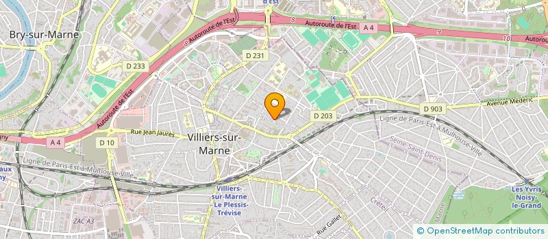 localisation de l'entreprise MONSIEUR XAVIER LAURIN  VILLIERS-SUR-MARNE