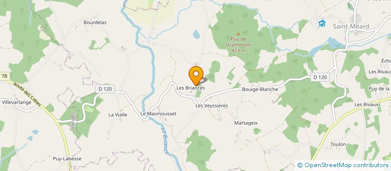 localisation de l'entreprise MONSIEUR XAVIER LAVAUD  SAINT-MEARD