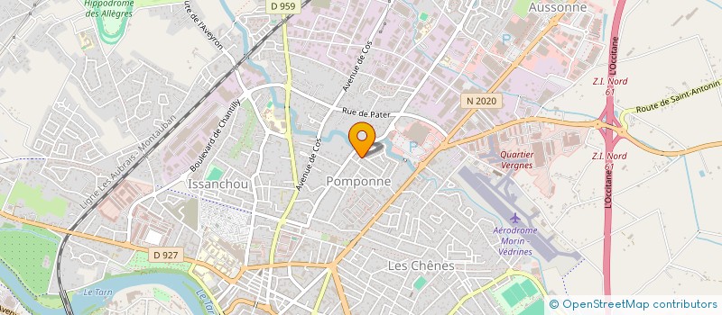 localisation de l'entreprise MONSIEUR XAVIER LAVERGNE à MONTAUBAN