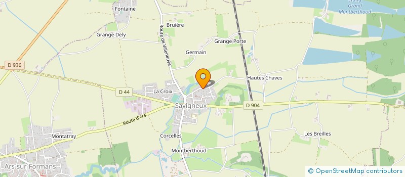 localisation de l'entreprise MONSIEUR XAVIER LAVERRIERE  JASSANS-RIOTTIER