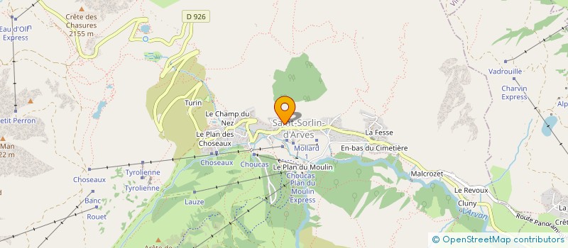 localisation de l'entreprise MONSIEUR XAVIER LAVOQUET  SAINT-SORLIN-D ARVES