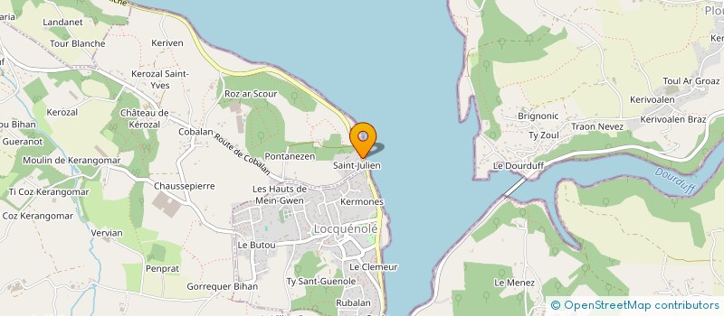 localisation de l'entreprise MONSIEUR XAVIER LE BERRE  TAULE