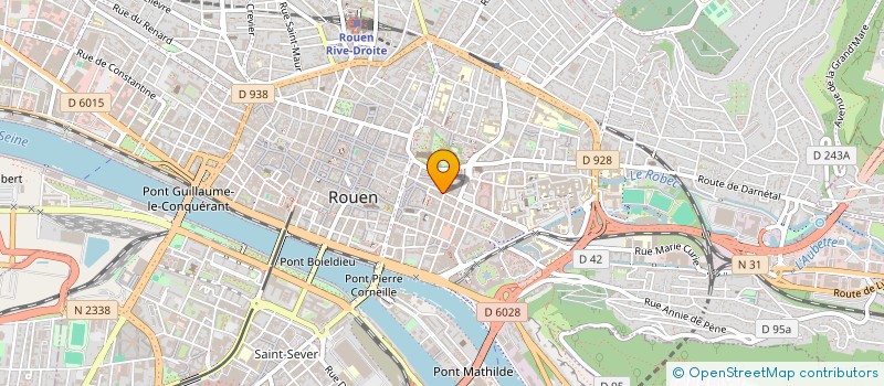 localisation de l'entreprise MONSIEUR XAVIER LE BON à ROUEN