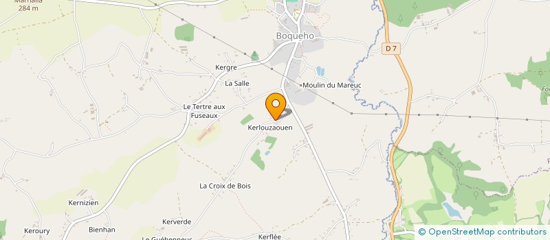 localisation de l'entreprise MONSIEUR XAVIER LE COQ à BOQUEHO