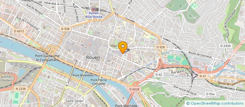 localisation de l'entreprise MONSIEUR XAVIER LE LOET à ROUEN