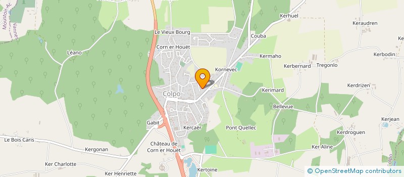 localisation de l'entreprise MONSIEUR XAVIER LE MOUEL à LOCQUELTAS