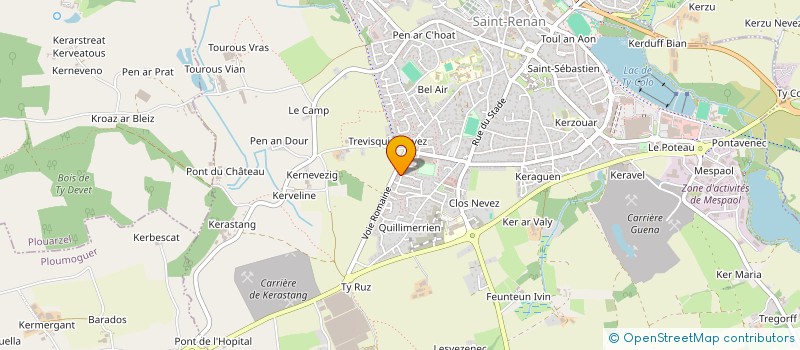 localisation de l'entreprise MONSIEUR XAVIER LE NY  SAINT-RENAN