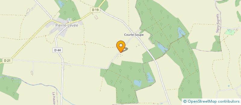 localisation de l'entreprise MONSIEUR XAVIER LE RIGOLEUR  PIERRE-LEVEE