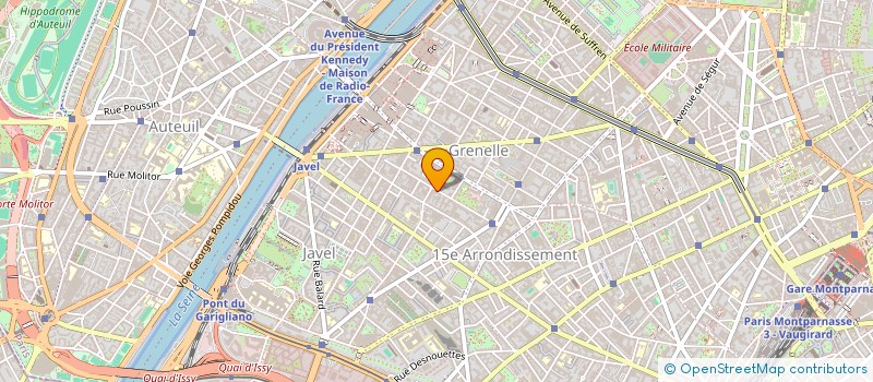 localisation de l'entreprise MONSIEUR XAVIER LE TOURNEUR D ISON  PARIS