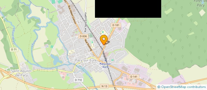 localisation de l'entreprise MONSIEUR XAVIER LE VILLAIN  PACY-SUR-EURE