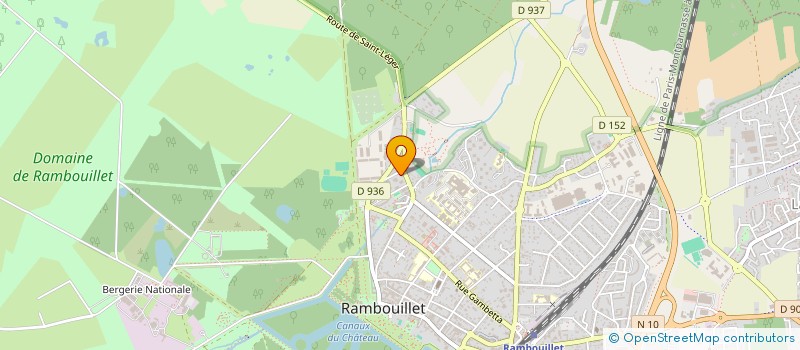 localisation de l'entreprise MONSIEUR XAVIER LEAUDAIS à RAMBOUILLET