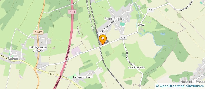 localisation de l'entreprise MONSIEUR XAVIER LEBBOLO à SAINT-SULPICE
