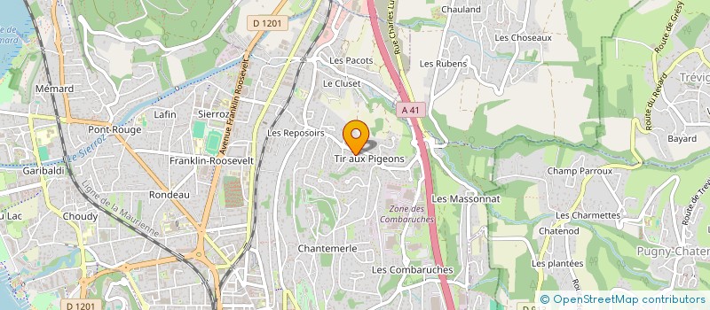 localisation de l'entreprise MONSIEUR XAVIER LEBLANC à AIX-LES-BAINS