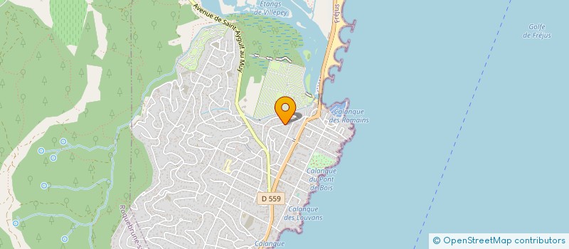 localisation de l'entreprise MONSIEUR XAVIER LEBLOND à FREJUS