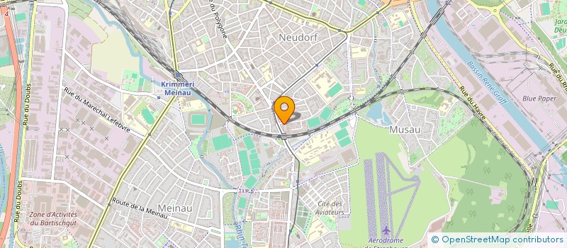 localisation de l'entreprise MONSIEUR XAVIER LEBRIN à STRASBOURG