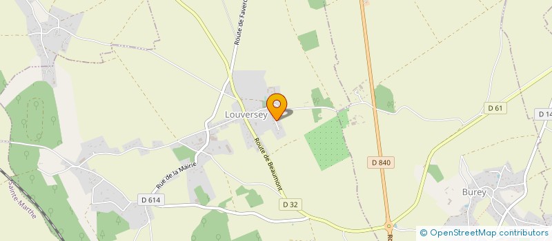 localisation de l'entreprise MONSIEUR XAVIER LECERF à LE FIDELAIRE
