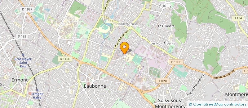 localisation de l'entreprise MONSIEUR XAVIER LECOEUR à EAUBONNE