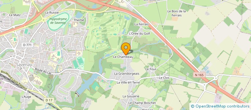 localisation de l'entreprise MONSIEUR XAVIER LECOINTE  SAVENAY