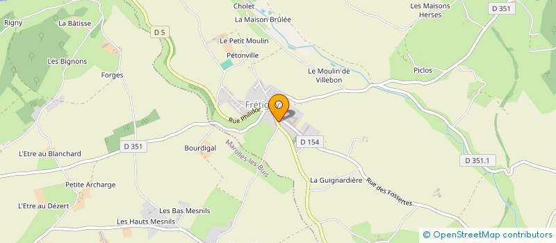 localisation de l'entreprise MONSIEUR XAVIER LECOINTE à SAINTIGNY