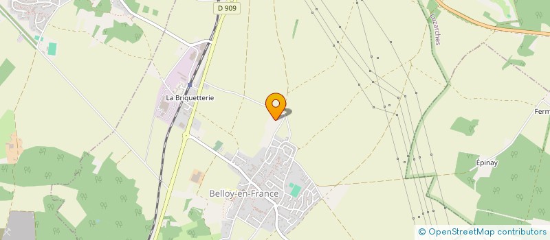 localisation de l'entreprise MONSIEUR XAVIER LECOINTE  BELLOY-EN-FRANCE