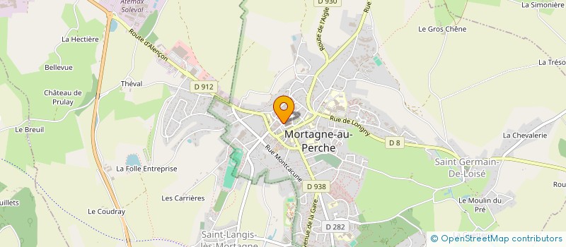 localisation de l'entreprise MONSIEUR XAVIER LEDRU à MORTAGNE-AU-PERCHE