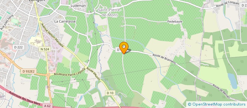 localisation de l'entreprise MONSIEUR XAVIER LEENKNECHT  SAINT-PIERRE-DE-MONS