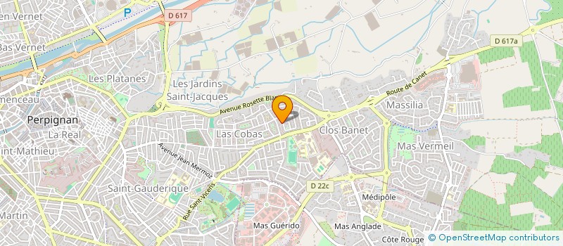 localisation de l'entreprise MONSIEUR XAVIER LEFAURE à PERPIGNAN