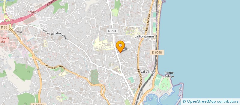 localisation de l'entreprise MONSIEUR XAVIER LEFEVRE à ANTIBES