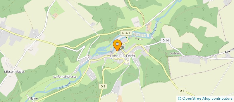 localisation de l'entreprise MONSIEUR XAVIER LEFRANCOIS  LYONS-LA-FORET