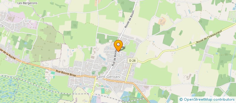 localisation de l'entreprise MONSIEUR XAVIER LEGEARD  SAINT-GERVAIS