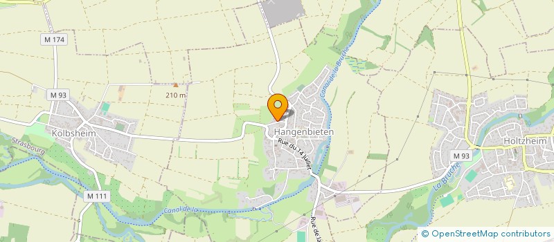 localisation de l'entreprise MONSIEUR XAVIER LEGLANTIER  HANGENBIETEN