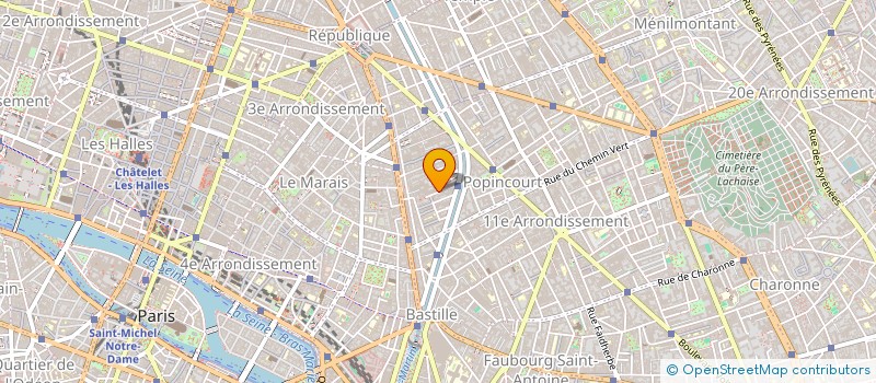 localisation de l'entreprise MONSIEUR XAVIER LEGRAND  PARIS