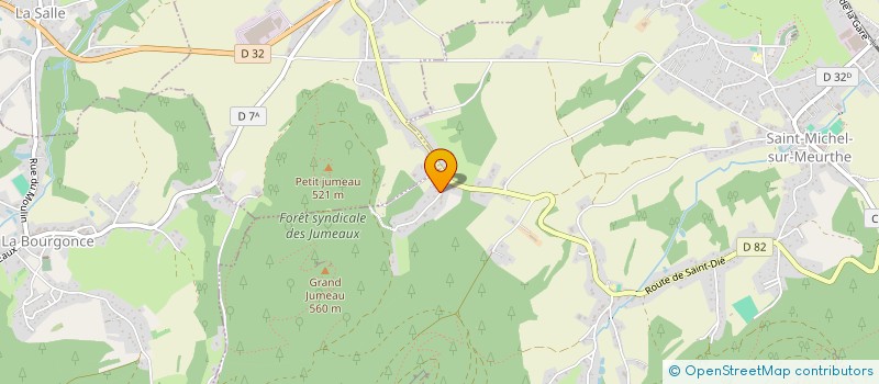 localisation de l'entreprise MONSIEUR XAVIER LEJAL à SAINT-MICHEL-SUR-MEURTHE