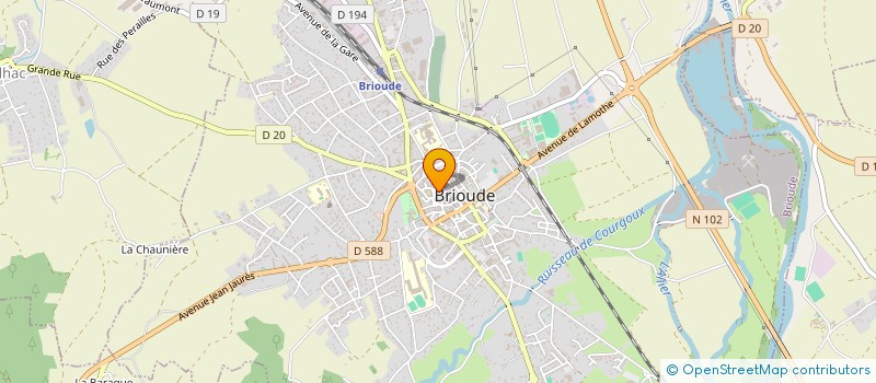 localisation de l'entreprise MONSIEUR XAVIER LELIEVRE à BRIOUDE
