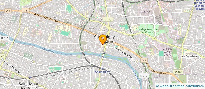 localisation de l'entreprise MONSIEUR XAVIER LEMAIRE à CHAMPIGNY-SUR-MARNE