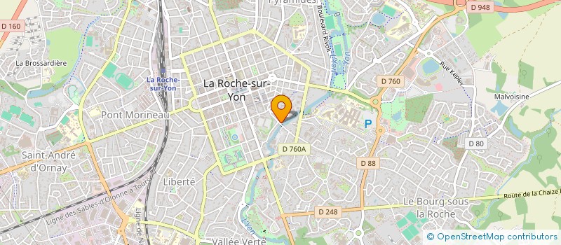 localisation de l'entreprise MONSIEUR XAVIER LEMAIRE à LA ROCHE-SUR-YON