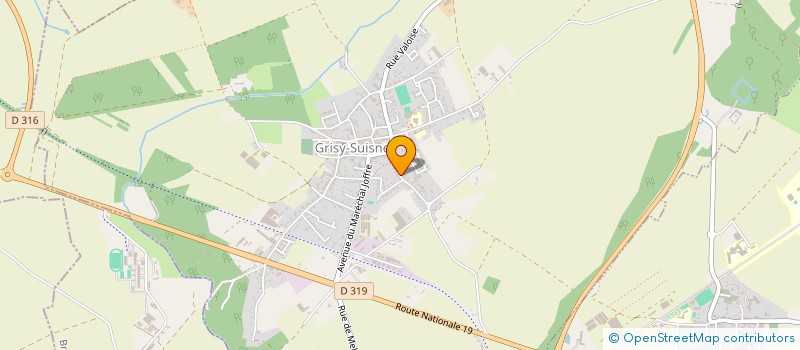 localisation de l'entreprise MONSIEUR XAVIER LEMAIRE à GRISY-SUISNES