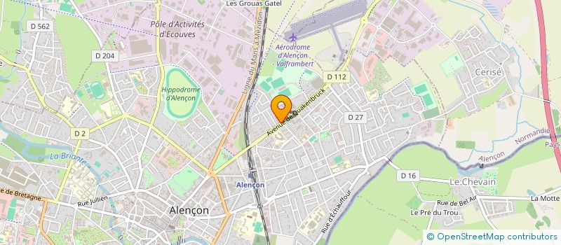 localisation de l'entreprise MONSIEUR XAVIER LEMEE à ALENCON