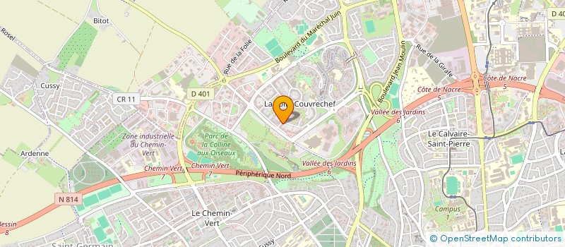 localisation de l'entreprise MONSIEUR XAVIER LEMIERE à CAEN