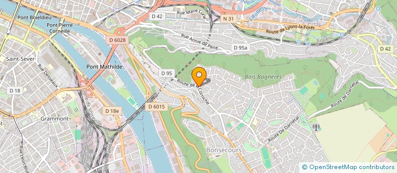 localisation de l'entreprise MONSIEUR XAVIER LEMOINE  BONSECOURS