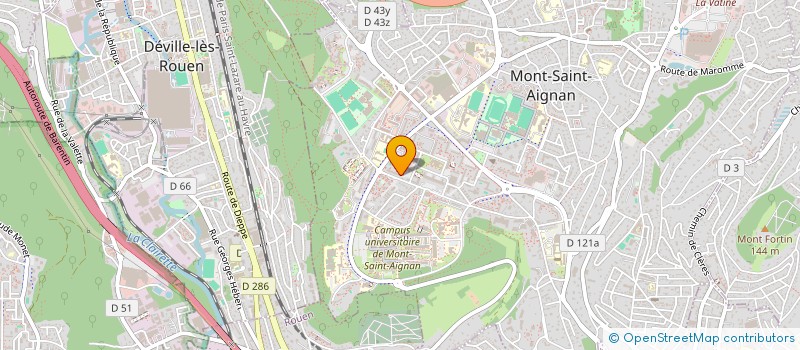 localisation de l'entreprise MONSIEUR XAVIER LEMOULT  MONT-SAINT-AIGNAN