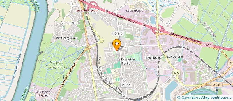 localisation de l'entreprise MONSIEUR XAVIER LENGLET  ROCHEFORT