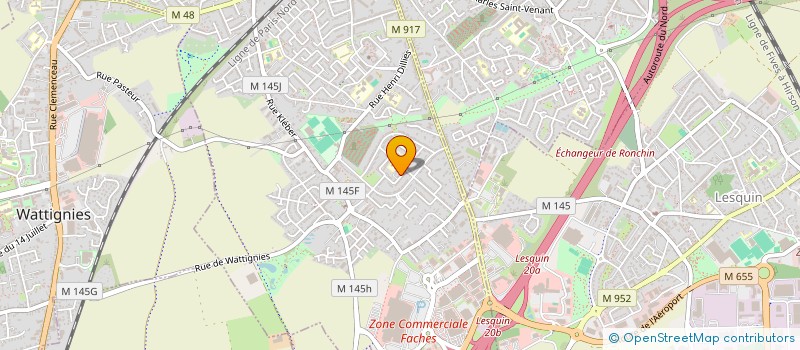 localisation de l'entreprise MONSIEUR XAVIER LENNE  FACHES-THUMESNIL