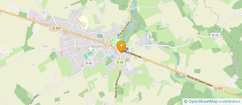 localisation de l'entreprise MONSIEUR XAVIER LENOIR  BOULOIRE