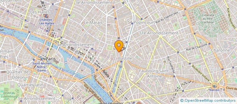 localisation de l'entreprise MONSIEUR XAVIER LEPETIT  PARIS