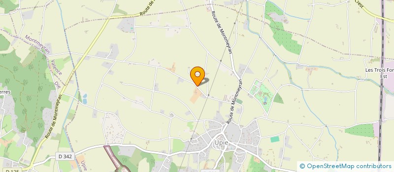 localisation de l'entreprise MONSIEUR XAVIER LEPINGLE  UPIE