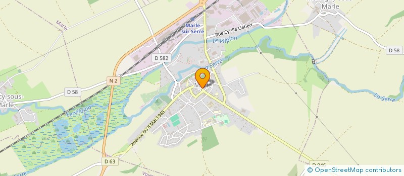localisation de l'entreprise MONSIEUR XAVIER LEQUEUX à MARLE