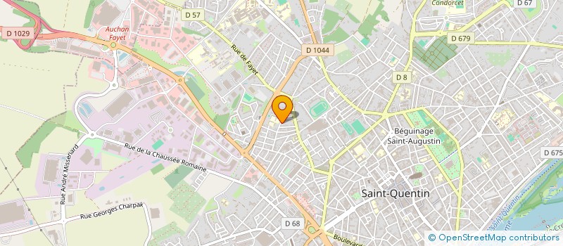localisation de l'entreprise MONSIEUR XAVIER LEQUEUX à SAINT-QUENTIN